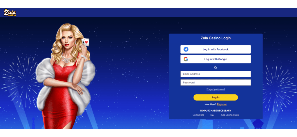 Zula Casino Login
